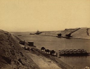Lago Timsah, Suez desde el chalet opuesto de Frank Mason Good