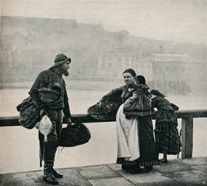 Pescadores, Whitby, c. 1890 de Frank Meadow Sutcliffe