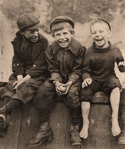 Tres chicos felices, 1889