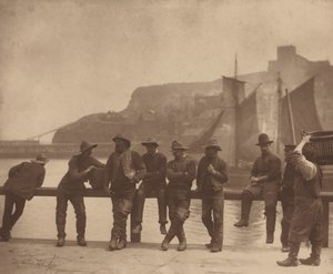 Pescadores de Whitby, c. 1885 de Frank Meadow. Sutcliffe