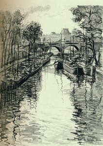 Barcazas en el Sena, 1915
