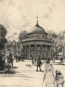 Entrada al Parc Monceau, 1915 de Frank Milton Armington