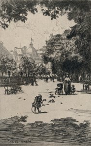 Jardín de Luxemburgo de Frank Milton Armington