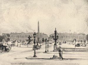 Place de la Concorde de Frank Milton Armington