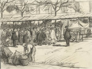 La línea de la mantequilla, 1917 de Frank Milton Armington