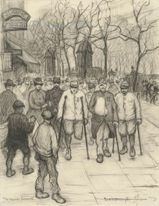 El paseo de los heridos, 1917 de Frank Milton Armington