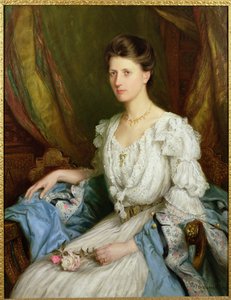 Retrato de una dama eduardiana, Rosalie Sinclair de Frank Moss Bennett