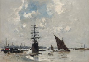 Barcos en el Támesis