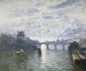 El París Royale en el Sena, 1895 de Frank Myers Boggs