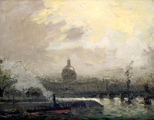 El Sena, muelle de Conti, siglo XIX