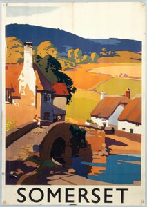 "Somerset", cartel de GWR, c.1930 (impresión)