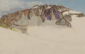 Paisaje Montañoso en Italia: Il Resegone, 1885 de Frank Randal