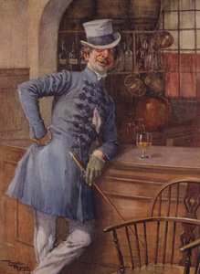 Montague Tigg (litografía en color)