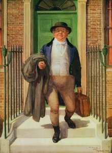 Mr Pickwick Leaving Home de Frank Reynolds
