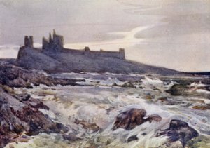 Castillo de Dunstanburgh de Frank Southgate