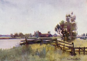 Norfolk Broads: La cabaña de Green debajo del puente de Acle