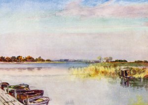 Norfolk Broads: Ormesby Broad, otoño de Frank Southgate