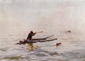 Norfolk Broads: Punt-Gunning en Breydon de Frank Southgate