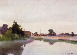 Norfolk Broads: Neblinas ascendentes, Coltishall de Frank Southgate