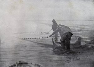 Norfolk Broads: Pesca de eperlano, Breydon de Frank Southgate