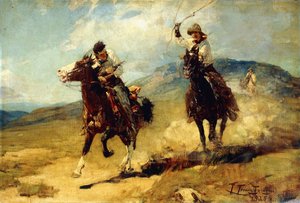 El ladrón de caballos de Frank Tenney Johnson