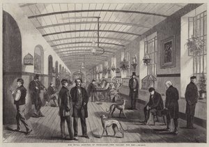 El Hospital Real de Bethlehem, la galería para hombres de Frank Vizetelly