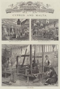 Exposición Colonial e India, Chipre y Malta de Frank Watkins