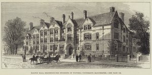 Dalton Hall, residencia para estudiantes de la Universidad de Victoria, Manchester de Frank Watkins