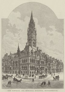 Nuevo Ayuntamiento y Edificios Municipales, Middlesbrough de Frank Watkins
