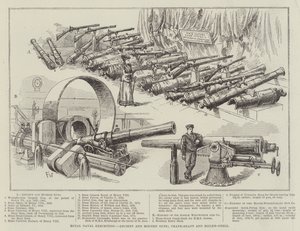 Exposición Naval Real, Armas antiguas y modernas, cigüeñal y carcasa de caldera de Frank Watkins