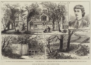Escena del ataque a Lady Florence Dixie