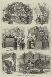 Bocetos en la Exposición Internacional