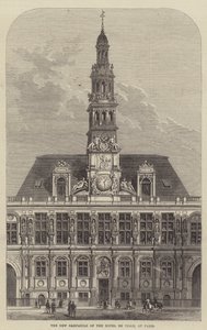 El nuevo campanario del Hotel de Ville, en París de Frank Watkins