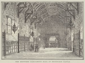 El restaurado Salón del Parlamento en el Castillo de Edimburgo de Frank Watkins