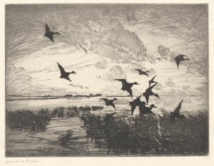Después de la puesta del sol de Frank Weston Benson