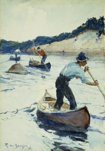 Piragüismo de Frank Weston Benson