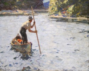 En el Gran Río de Frank Weston Benson