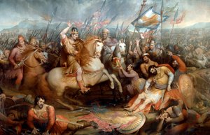La batalla de Hastings de Frank William Wilkin