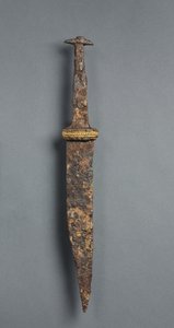 Cuchillo de un solo filo de Frankish School