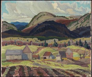 Edificios de la granja, La Cloche, 1932 de Franklin Carmichael