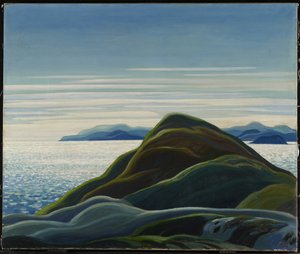 Costa norte, Lago Superior, 1927 de Franklin Carmichael