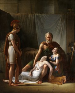 La muerte de la esposa de Belisario (óleo sobre lienzo) de François Joseph Kinsoen