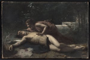 Píramo y Tisbe, hacia 1875 (óleo sobre lienzo)