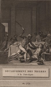 Levantamiento de los esclavos negros en Jamaica en 1760, 1800