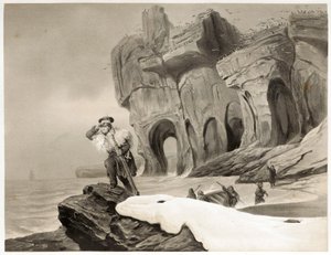 Isla del Oso de Voyages en Scandinavie, en Laponie, au Spitzberg et aux Feroe, pub. 1852 de François Auguste Biard