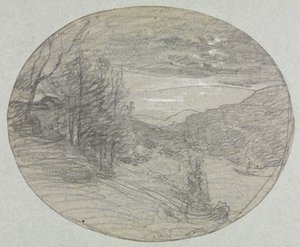 Paisaje de François Auguste Ravier