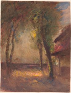 La terraza de la casa Ravier en Morestel de François Auguste Ravier