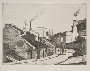 Calle de Campo en Alouette, 1861 de François Bonvin