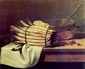 Alemán: Still life with asparagus