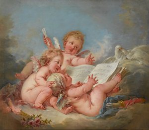 Alegoría de la Música de François Boucher